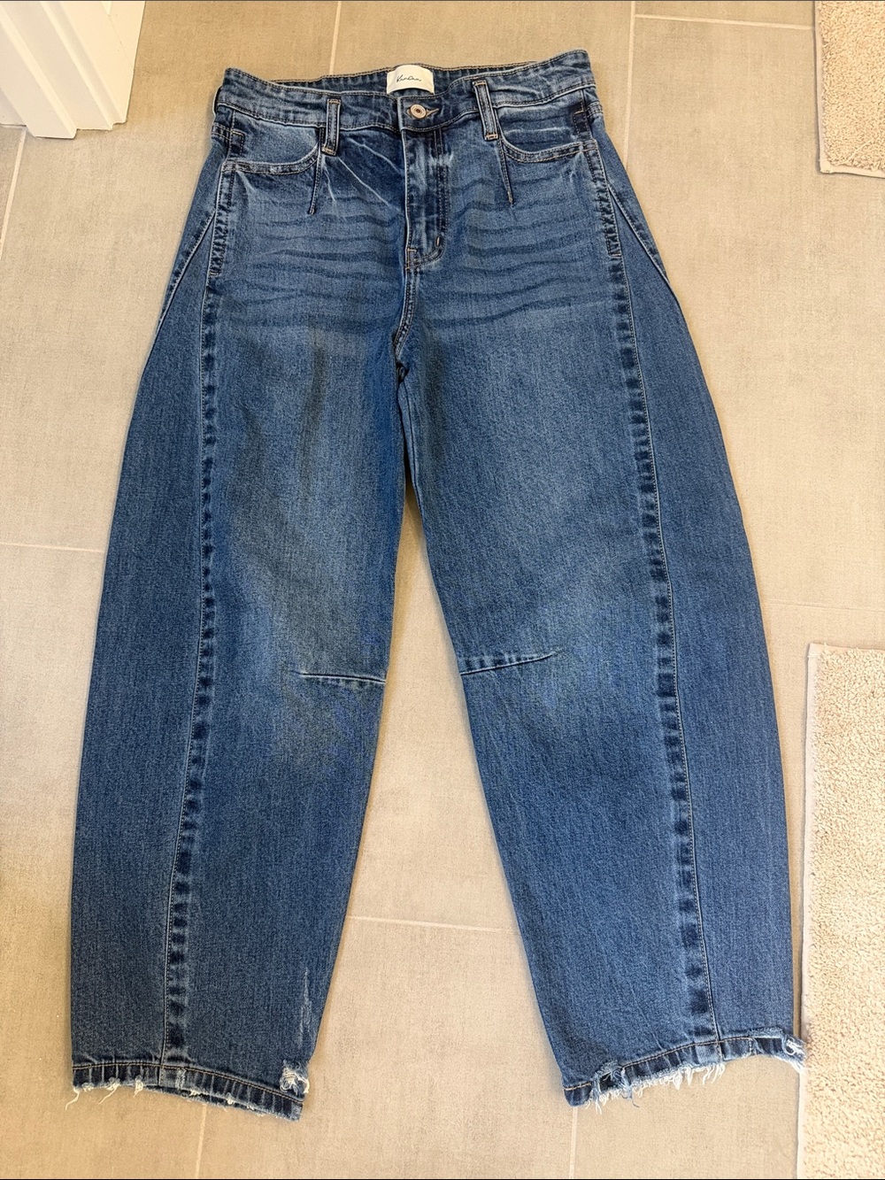 KanCan Classic Blue Wide-Leg Jeans EUC
